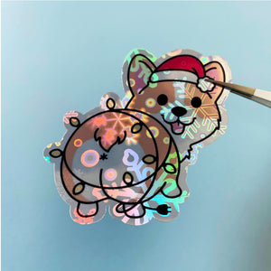 VINIL ADHESIVO HOLOGRÁFICO COPOS DE NIEVE INKJET A4*20 HANDI PRINT