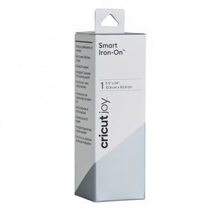 HOJA DE VINIL TERMOTRANSFERIBLE SMART IRON ON CRICUT JOY 5.5" X 24" PLATA