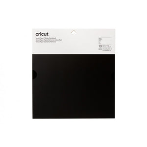 HOJAS DE CARTULINA ADHESIVA SMART NEGRO 13X13 PULG 10 PIEZAS