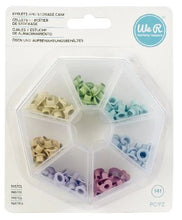 Cargar imagen en el visor de la galería, Ojales, Ojillos, Eyelets Y ESTUCHE 140 PIEZAS de 3/16&quot; x 1/3&quot; para manualidades We R Memory 140 PIEZAS