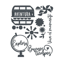 Cargar imagen en el visor de la galería, Troquel delgado Buenos Tiempos 7 piezas Sizzix | 665623