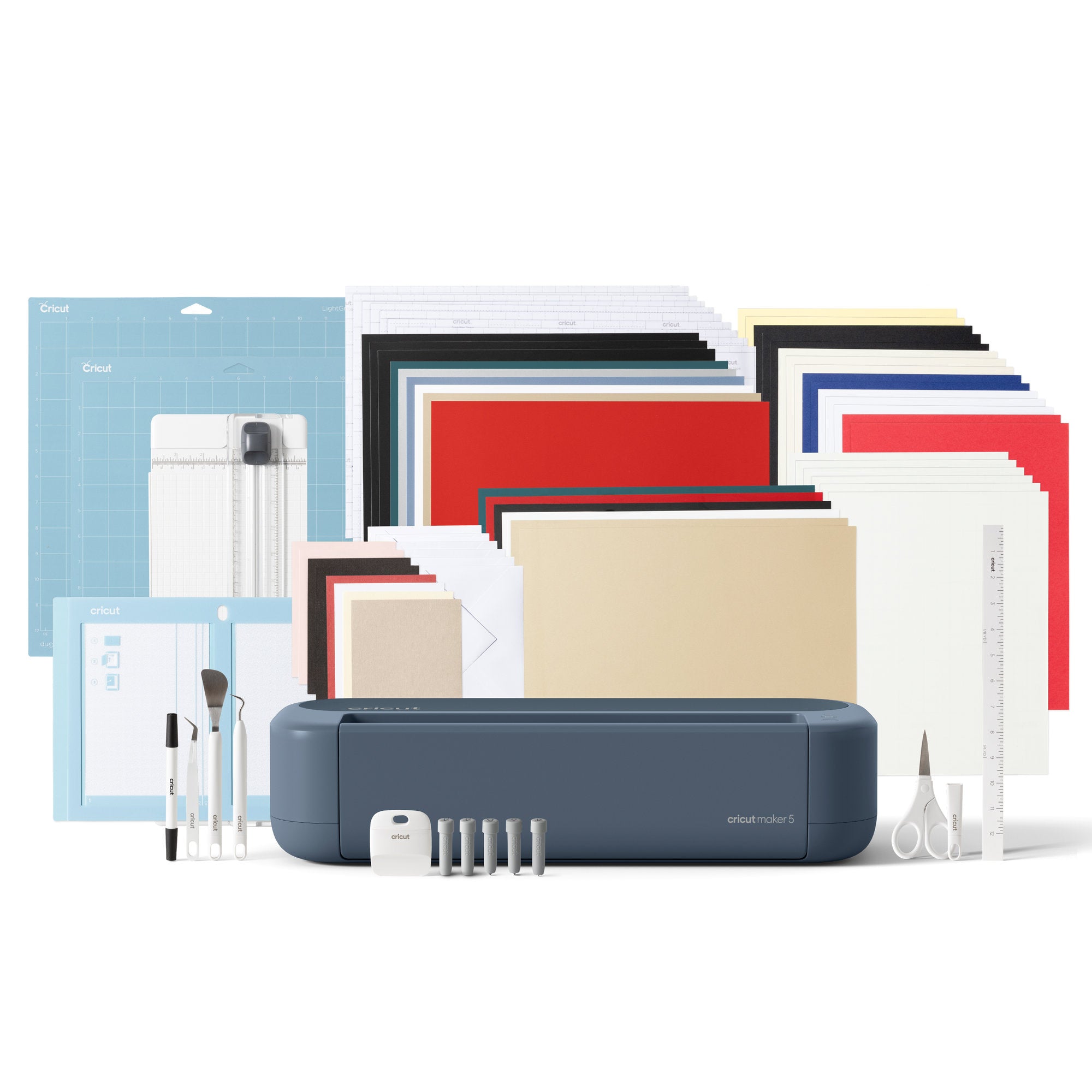 Cricut Maker 5 Kit Deluxe azul taupe