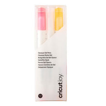 Cargar imagen en el visor de la galería, Plumas Gel Opacas Cricut Joy 1.0 mm Blanco Rosa Naranja (3) 2009380