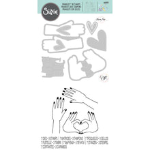 Cargar imagen en el visor de la galería, Troquel Delgado con Sticker Abrazos Olivia Rose Sizzix | 665831