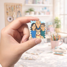 Cargar imagen en el visor de la galería, Perforadora estampita 3.8 cm Quelli en uso