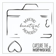 Cargar imagen en el visor de la galería, Troquel Delgado con Sticker Cámara Fotográfica Sizzix | 665657