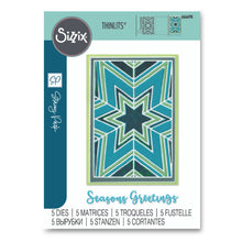 Cargar imagen en el visor de la galería, Troquel delgado Cosmopolitan Christmas Star Sizzix | 666698