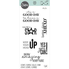 Cargar imagen en el visor de la galería, Sellos transparentes Señales Positivas Sizzix | 665832