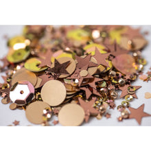 Cargar imagen en el visor de la galería, Lentejuelas, Piedras Sizzix 5 Gramos c/u Rosa Oro | 663865
