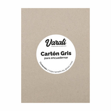 Cargar imagen en el visor de la galería, Paquete cartón para encuadernar gris A4 2 mm (100 pzas) - Quelli