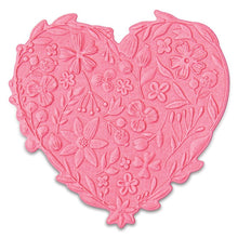Cargar imagen en el visor de la galería, Troquel 3D Emboss Corazón Floral Kath Breen Sizzix | 665743