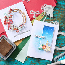 Cargar imagen en el visor de la galería, Troquel delgado Vault Festive Wreath Tim Holtz Sizzix | 666715