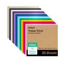 Cargar imagen en el visor de la galería, Vinil Value Cricut Permanente Rainbow Surtido (25)
