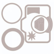 Cargar imagen en el visor de la galería, Troquel Delgado con Sticker Cámara Fotográfica Sizzix | 665657