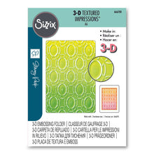 Cargar imagen en el visor de la galería, Folder de textura Cosmopolitan Golden Rings Stacey Park Sizzix | 666700