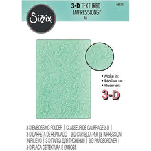 Cargar imagen en el visor de la galería, Troquel 3D Emboss Folder Patron Hojas Sizzix | 665357