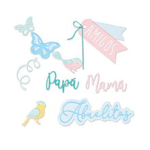 Cargar imagen en el visor de la galería, Troquel delgado Familia 9 piezas Sizzix | 665626