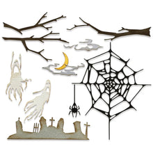Cargar imagen en el visor de la galería, Troquel delgado Vault Fright Night Tim Holtz Sizzix | 666684