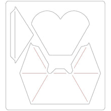 Cargar imagen en el visor de la galería, Troquel Grueso Sobre Corazón Sizzix | 665492