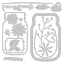 Cargar imagen en el visor de la galería, Troquel delgado Jar of Flowers Sizzix | 665079
