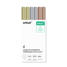 Cargar imagen en el visor de la galería, Marcadores Metálicos Cricut Joy (6) 2012610