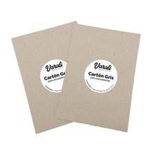 Cargar imagen en el visor de la galería, Paquete cartón para encuadernar gris A5 3 mm (100 pzas) - Quelli