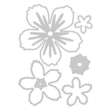 Cargar imagen en el visor de la galería, Troquel Delgado Floral Sizzix Jen Long 7 Piezas | 664443