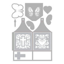 Cargar imagen en el visor de la galería, Troquel Delgado Caja Mariposa Sizzix Lynda Kanase 10 Piezas | 663661