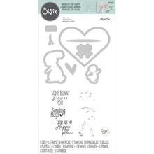 Cargar imagen en el visor de la galería, Troquel Delgado con Sticker Conejo Amor Sizzix | 665653