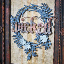Cargar imagen en el visor de la galería, Troquel delgado Vault Foliage Wreath Tim Holtz Sizzix | 666682