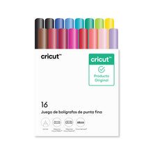 Cargar imagen en el visor de la galería, Plumas Cricut Punta Fina 0.4 mm (16) 2012603