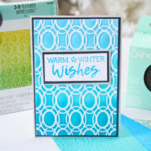 Cargar imagen en el visor de la galería, Folder de textura Cosmopolitan Golden Rings Stacey Park Sizzix | 666700