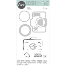 Cargar imagen en el visor de la galería, Troquel Delgado con Sticker Cámara Fotográfica Sizzix | 665657