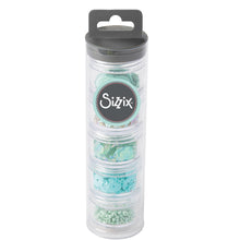 Cargar imagen en el visor de la galería, Lentejuelas, Piedras Sizzix 5 Gramos c/u color Menta | 664607