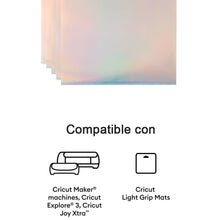 Cargar imagen en el visor de la galería, Vinil Imprimible Cricut Plata (10) 21.6 x 27.9 cm 2011984