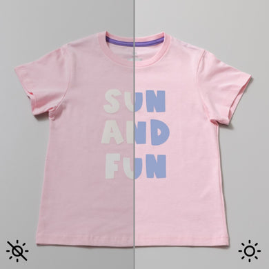 VINIL TEXTIL IRON-ON PASTEL AZUL CAMBIA DE COLOR CON CALOR CRICUT 12X19