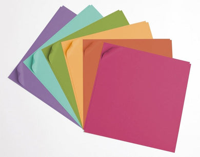 24 HOJAS DE CARTULINA COLORES VIVOS CRICUT 12 X 12 PULGADAS