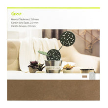 Cargar imagen en el visor de la galería, Hoja de cartón madera para Cricut Maker Chipboard 2 mm