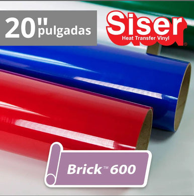 Siser Brick 600 – Vinil Textil 20″ Pulgadas (metro lineal)