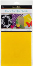Cargar imagen en el visor de la galería, 4 Hojas de Foil Flock Deco 6 x 12 pulgadas