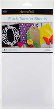Cargar imagen en el visor de la galería, 4 Hojas de Foil Flock Deco 6 x 12 pulgadas