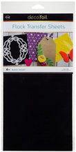 Cargar imagen en el visor de la galería, 4 Hojas de Foil Flock Deco 6 x 12 pulgadas