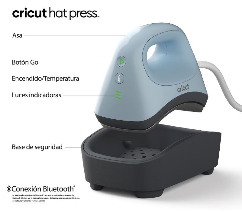 PLANCHA PARA GORRAS HAT PRESS CRICUT OFERTA / 5473