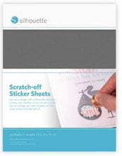 Cargar imagen en el visor de la galería, HOJAS ADHESIVAS PARA RASPAR SILHOUETTE