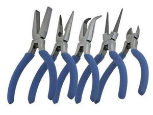 KIT DE PINZAS ALICATAS PARA MANUALIDADES FLORALES (5PZ) HT-515