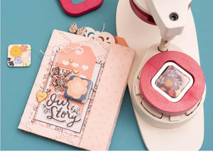 MOLDE CUADRADO PARA FOTOBOTONERA BUTTON PRESS WE R MEMORY KEEPERS