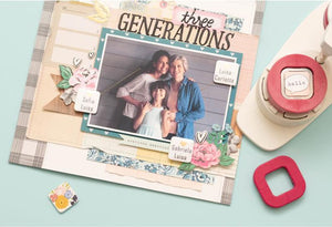 MOLDE CUADRADO PARA FOTOBOTONERA BUTTON PRESS WE R MEMORY KEEPERS