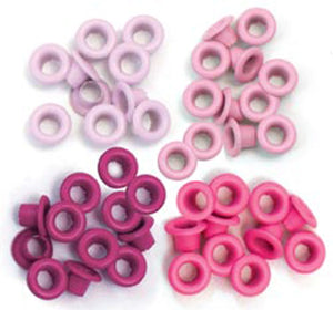 Ojales, Ojillos, Eyelets de 3/16" x 1/3" para manualidades We R Memory keepers 60 pzas