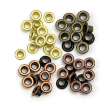 Cargar imagen en el visor de la galería, Ojales, Ojillos, Eyelets de 3/16&quot; x 1/3&quot; para manualidades We R Memory keepers 60 pzas