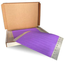 Cargar imagen en el visor de la galería, PULSERAS DE PAPEL TYVEK DESECHABLE VERDE NEÓN 3/4&quot; X 10&quot;